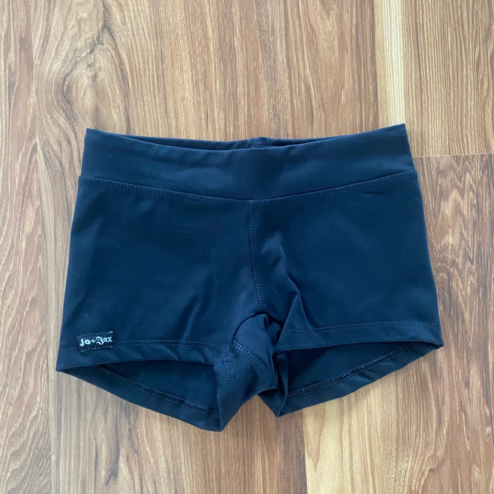 Kids Black Dance Shorts